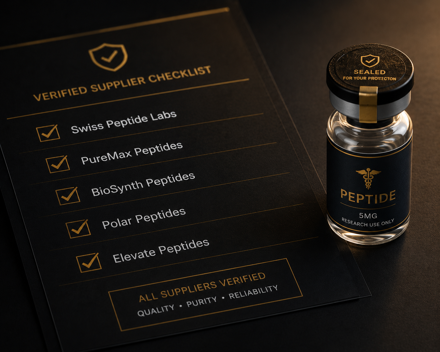 Trusted suppliers checklist